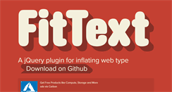 Desktop Screenshot of fittextjs.com