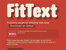 Tablet Screenshot of fittextjs.com